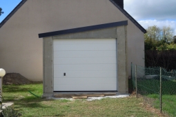 Garage béton sans enduit